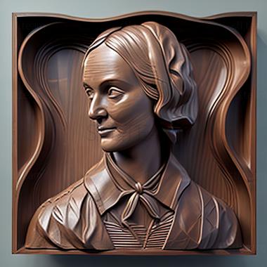 3D model Jane Eyre Charlotte Bronte 1847 (STL)